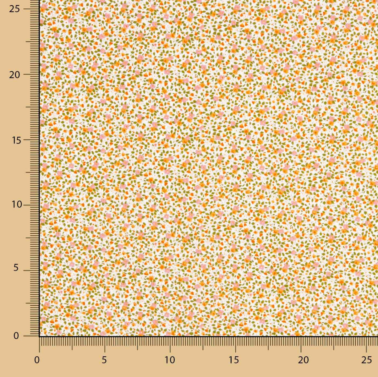 Popeline de coton bio enfant Flor Isabel - Ribes y Casals