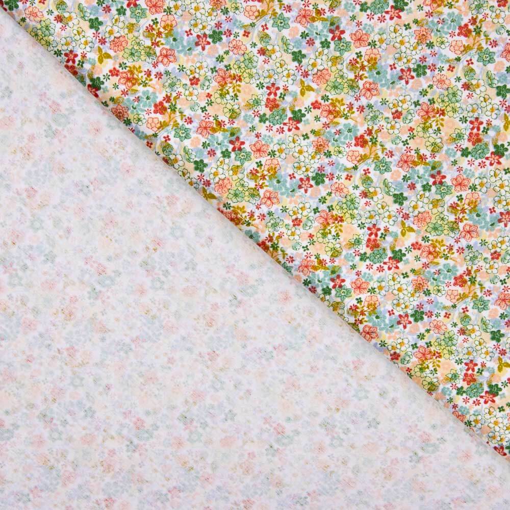 Popeline de coton bio enfant Flor Josefa - Ribes y Casals