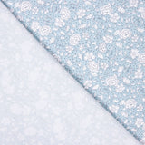 Popeline Coton BIO Pois Bleus Enfant - Ribes y Casals