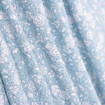 Popeline Coton BIO Pois Bleus Enfant - Ribes y Casals