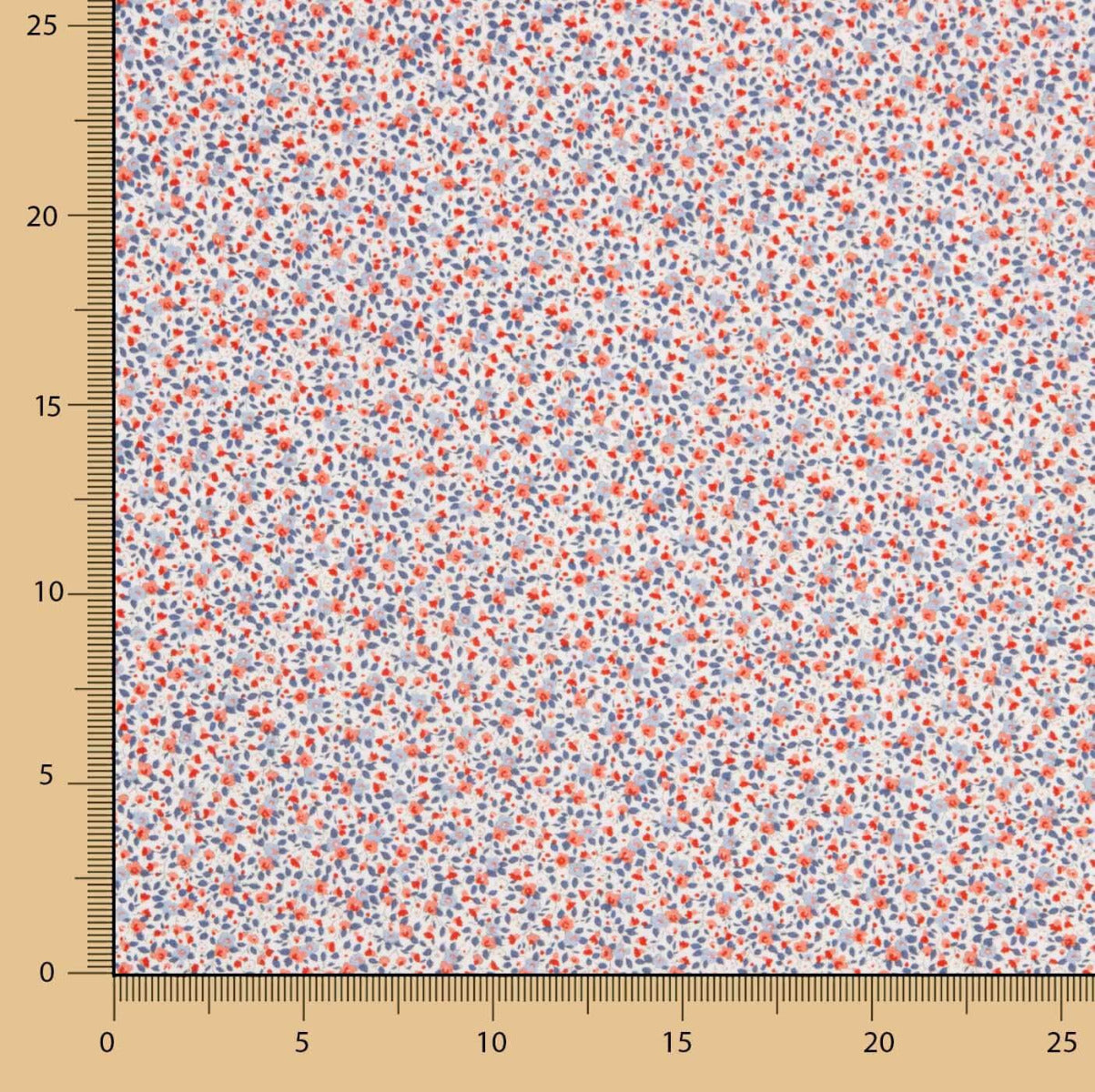 Popeline de coton bio enfant Flor Yurena - Ribes y Casals