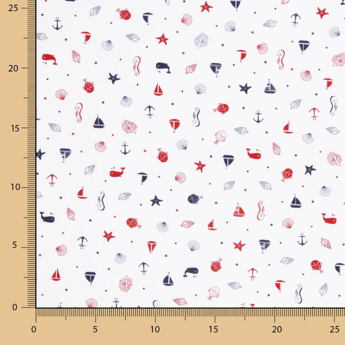 Marin Enfant Popeline de Coton Bio - Ribes y Casals