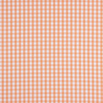 Popeline Enfant Coton Bio Maxi Carreaux Orange - Ribes y Casals