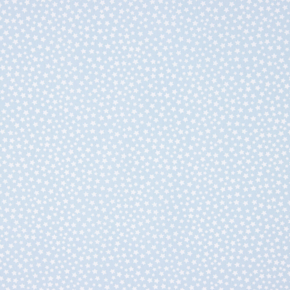 Popeline Coton BIO Enfant Mini Étoile Bleu - Ribes y Casals