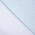 Popeline Coton BIO Enfant Mini Étoile Bleu - Ribes y Casals