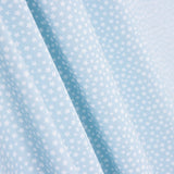 Popeline Coton BIO Enfant Mini Étoile Bleu - Ribes y Casals