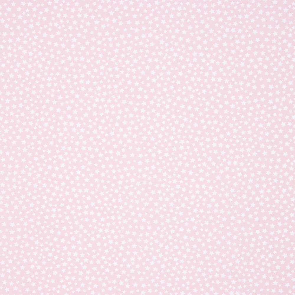 Popeline Coton BIO Enfant Mini Etoile Rose - Ribes y Casals