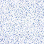 Popeline Coton BIO Enfant Mini Fleur Bleue - Ribes y Casals