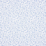 Popeline Coton BIO Enfant Mini Fleur Bleue - Ribes y Casals