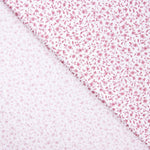 Popeline Coton BIO Enfant Mini Fleur Rose - Ribes y Casals