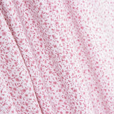 Popeline Coton BIO Enfant Mini Fleur Rose - Ribes y Casals