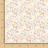 Popeline Coton BIO Enfant Mini Jardin Jaune - Ribes y Casals