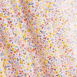 Popeline Coton BIO Enfant Mini Jardin Jaune - Ribes y Casals