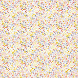 Popeline Coton BIO Enfant Mini Jardin Jaune - Ribes y Casals