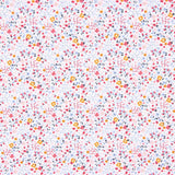 Popeline Coton BIO Enfant Mini Jardin Orange - Ribes y Casals