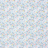 Popeline Coton BIO Enfant Mini Jardin Vert D&#39;eau - Ribes y Casals