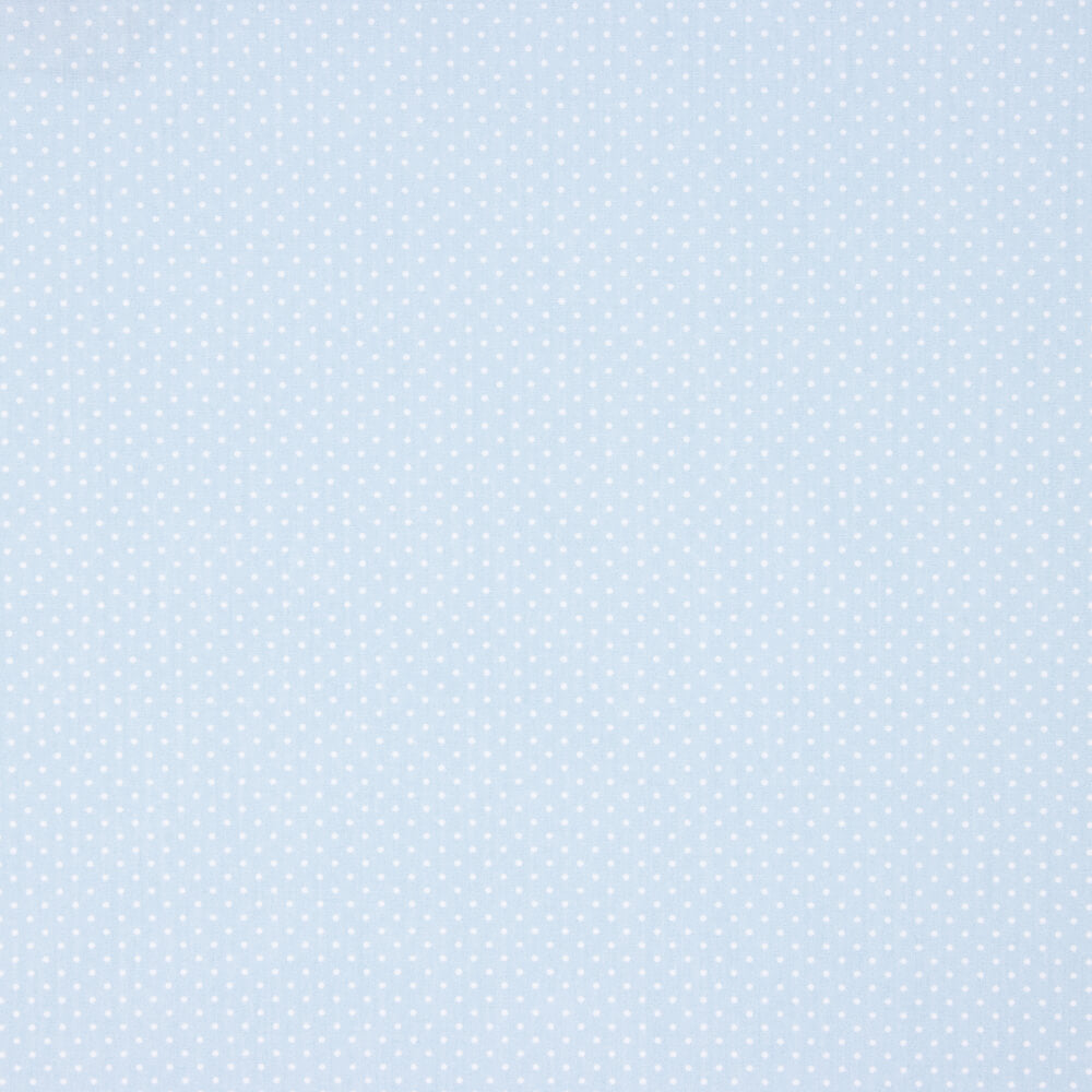 Popeline Coton BIO Enfant Mini Pois Bleu - Ribes y Casals