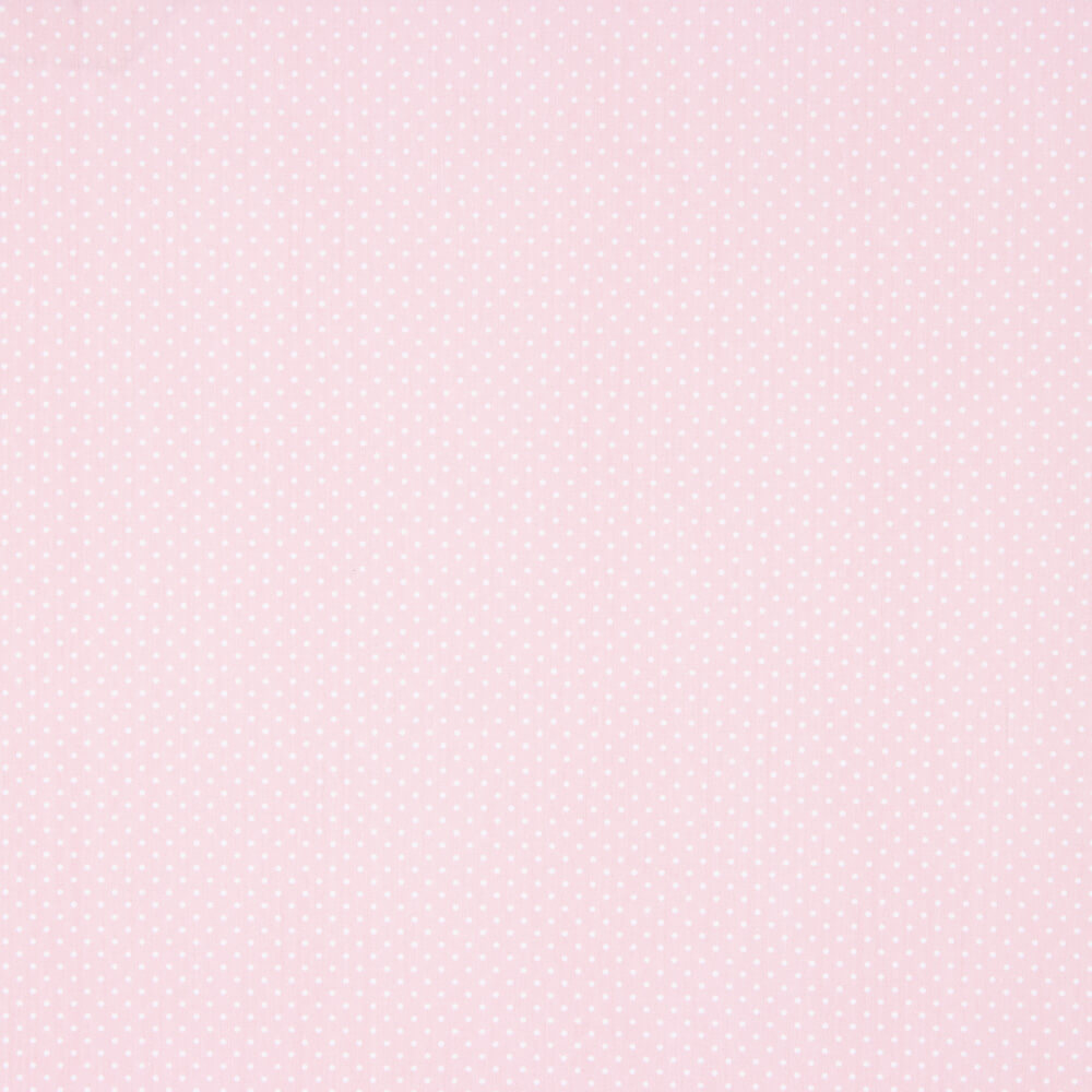 Popeline Coton BIO Enfant Mini Pois Rose - Ribes y Casals