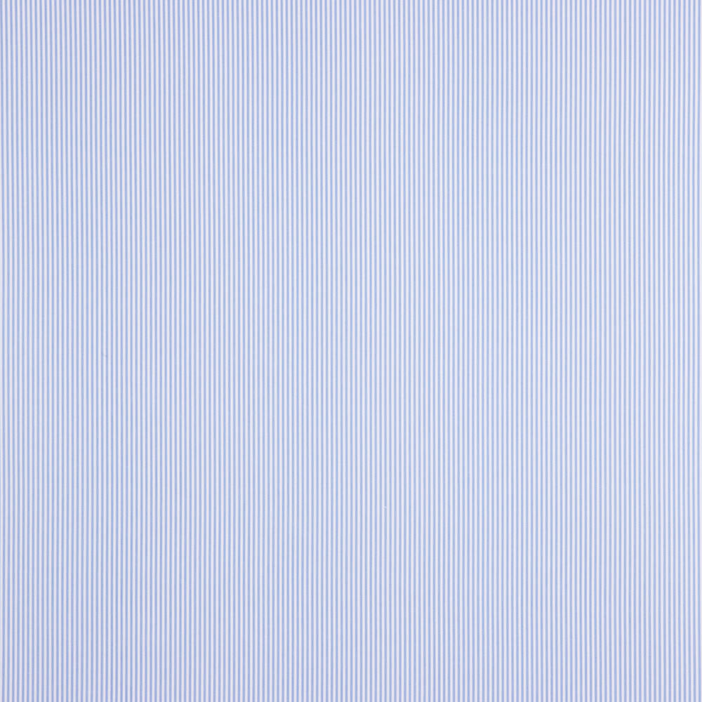 Popeline Enfant Coton Bio Mini Rayure Bleue - Ribes y Casals