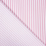 Popeline Coton BIO Enfant Mini Rayures Roses - Ribes y Casals