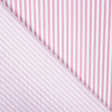 Popeline Coton BIO Enfant Mini Rayures Roses - Ribes y Casals