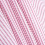 Popeline Coton BIO Enfant Mini Rayures Roses - Ribes y Casals