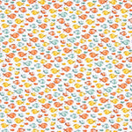 Popeline Coton BIO Enfant Poisson Corail - Ribes y Casals