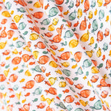 Popeline Coton BIO Enfant Poisson Corail - Ribes y Casals