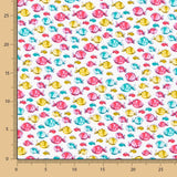 Popeline Coton BIO Enfant Poisson Rose - Ribes y Casals