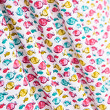 Popeline Coton BIO Enfant Poisson Rose - Ribes y Casals