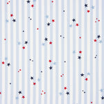 Popeline  Coton BIO Vichy Stars - Ribes y Casals