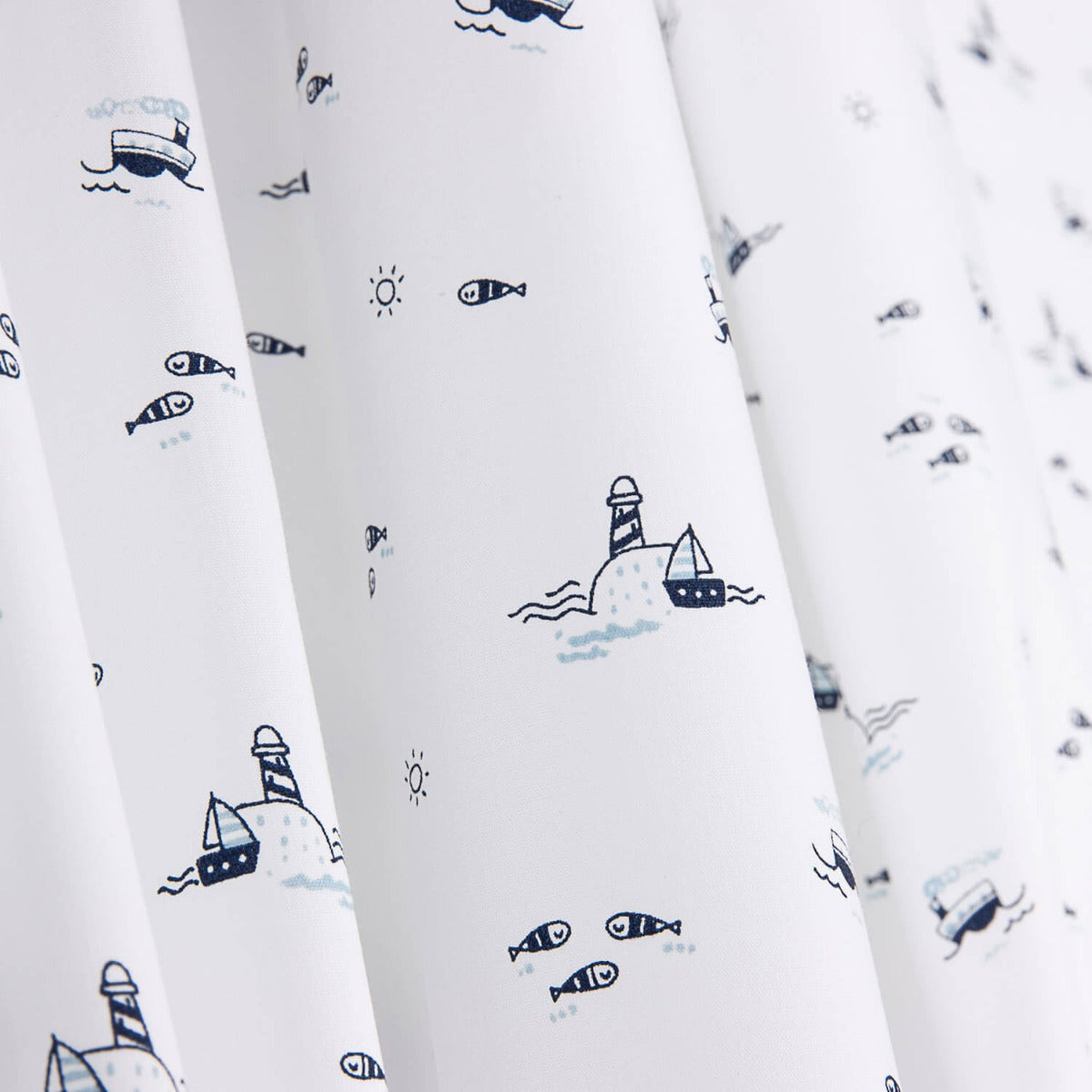 Retal Popelín Algodón Orgánico Naútico 130x150 cms - Ribes y Casals
