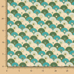 Popeline Coton Oeko-Tex® Paipai Vert - Ribes y Casals