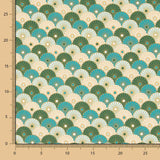 Popeline Coton Oeko-Tex® Paipai Vert - Ribes y Casals