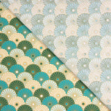 Popeline Coton Oeko-Tex® Paipai Vert - Ribes y Casals