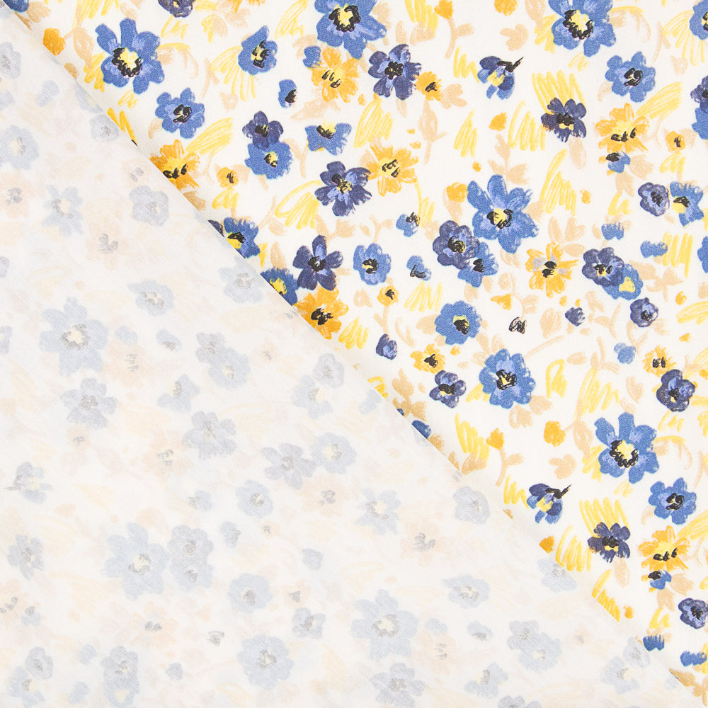 Popeline Coton Prairie Jaune - Ribes y Casals