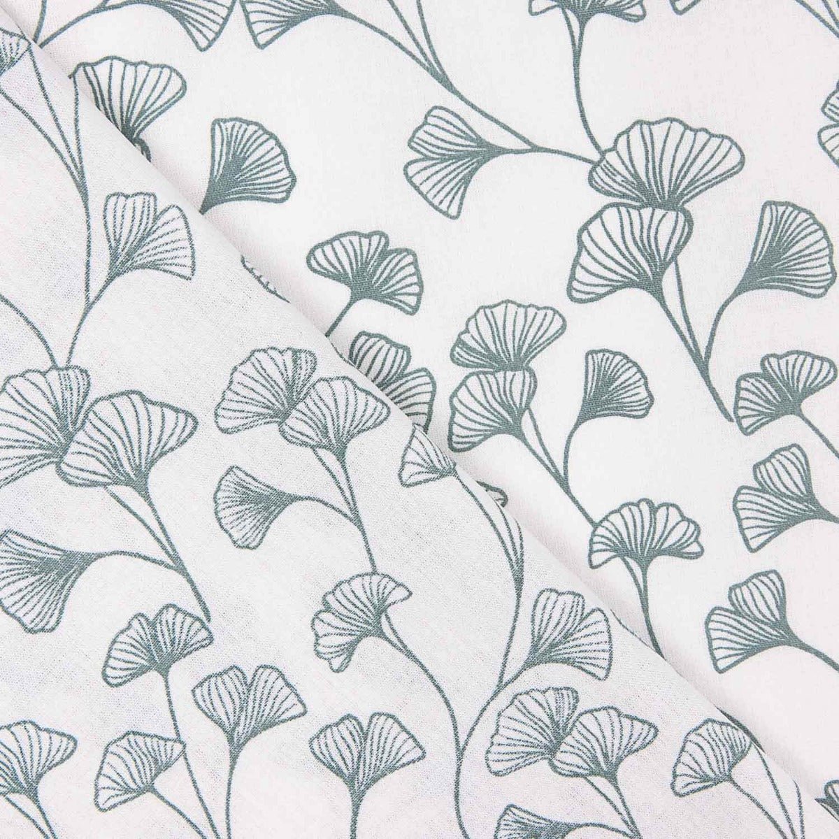 Popeline de coton à branches blanches en diagonale - Ribes y Casals