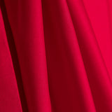 Popeline Coton Spandex Rouge - Ribes y Casals