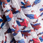 Popeline Coton Blanc Spiderman - Ribes y Casals