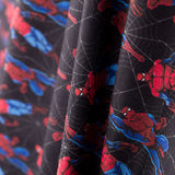 Popeline Coton Noir Spiderman - Ribes y Casals