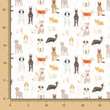 Popeline de coton Chiens - Ribes y Casals