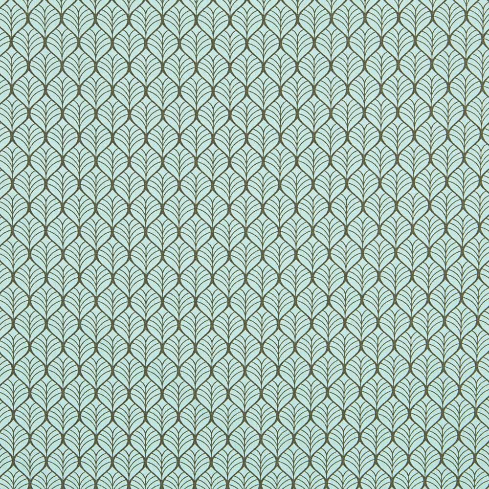 Popeline Botanique Vert Menthe - Ribes y Casals