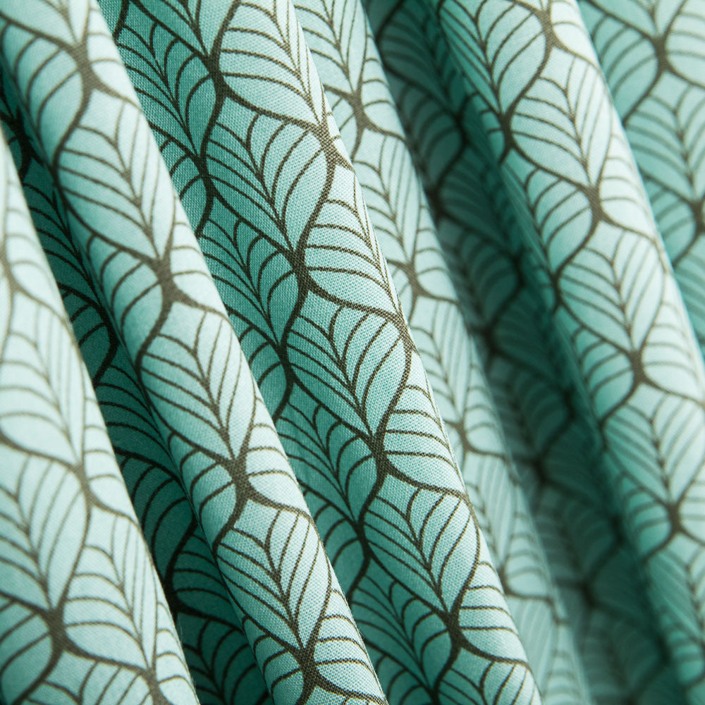 Popeline Botanique Vert Menthe - Ribes y Casals