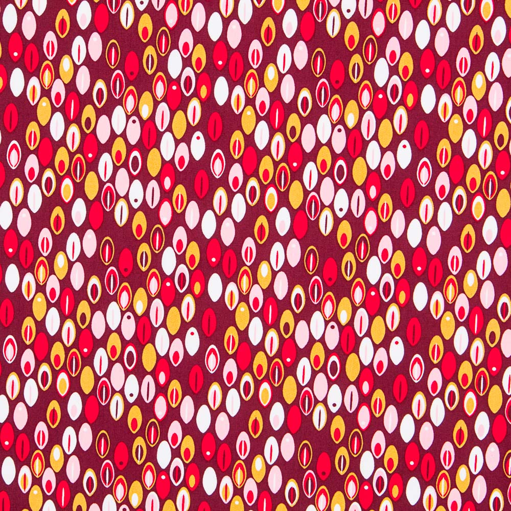 Popeline Cercles Rouge - Ribes y Casals