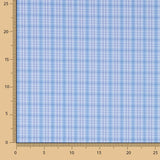 Popeline de chemise à carreaux bleus - Ribes y Casals