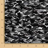 Popeline Camouflage Gris - Ribes y Casals