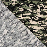 Popeline Camouflage Vert - Ribes y Casals