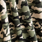 Popeline Camouflage Vert - Ribes y Casals