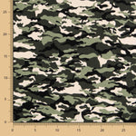 Popeline Camouflage Vert - Ribes y Casals