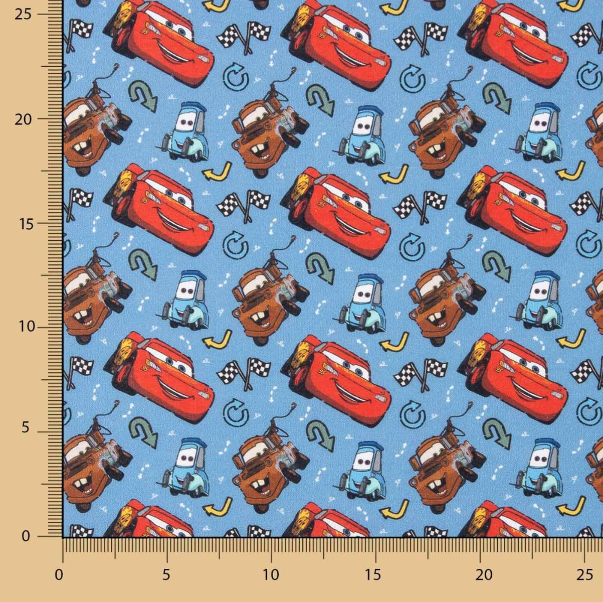 Popelín Cretona Cars - Ribes y Casals